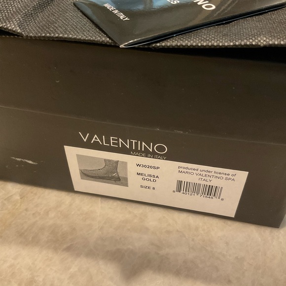 Valentino Melissa gold sock sneakers. NWT - Picture 7 of 10